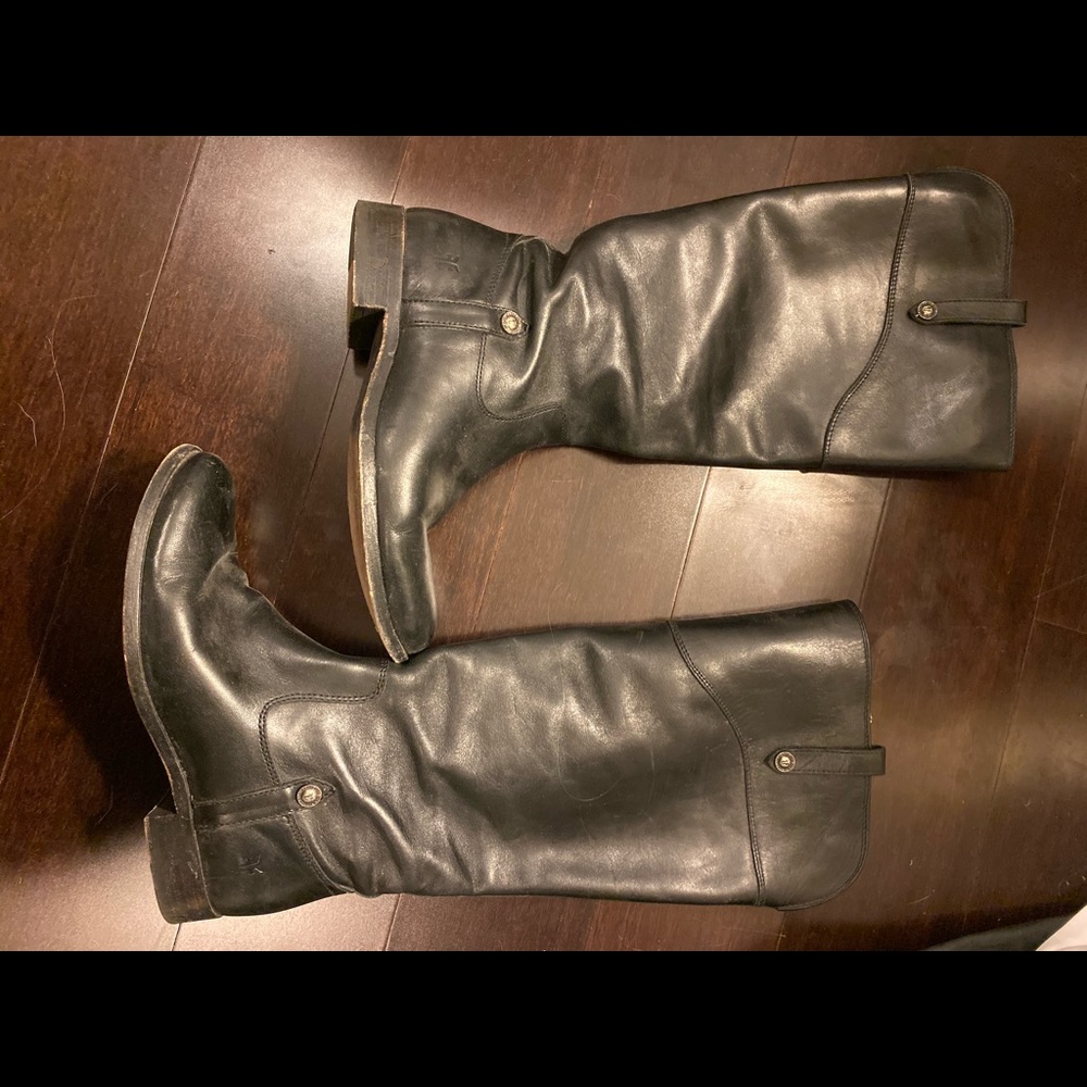 Frye Melissa Riding Boots extended calf size 7.5